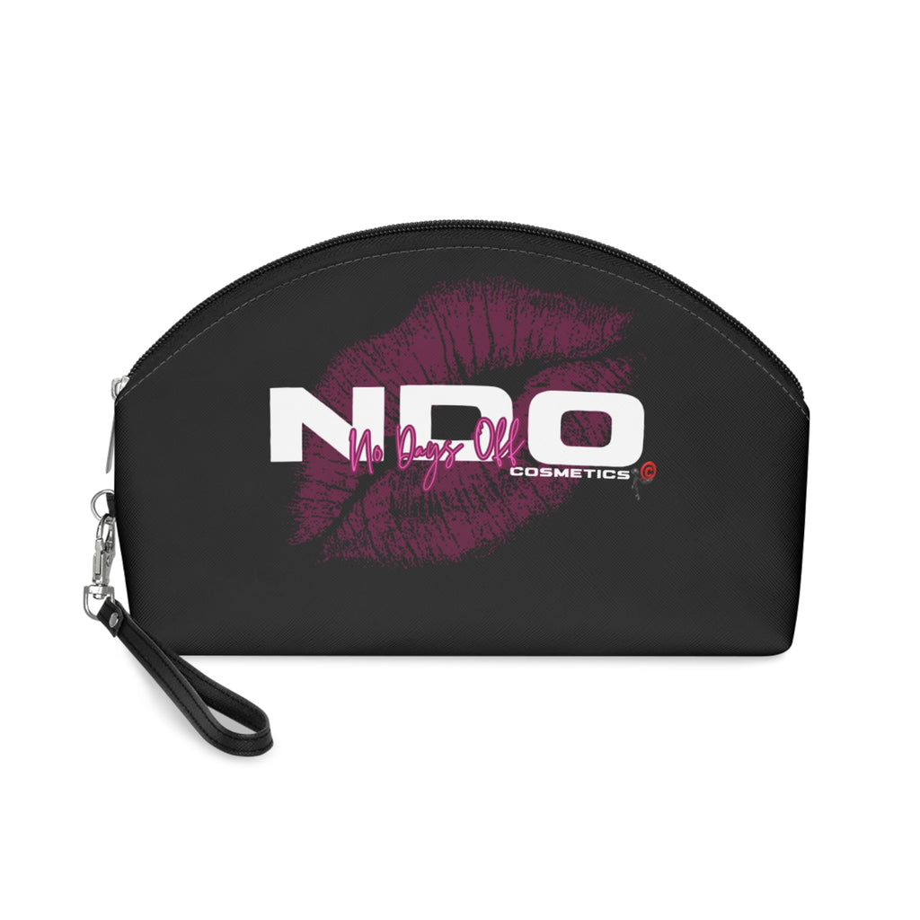 Makeup Bag — NDO Cosmetics Kiss Logo Cosmetic Pouch