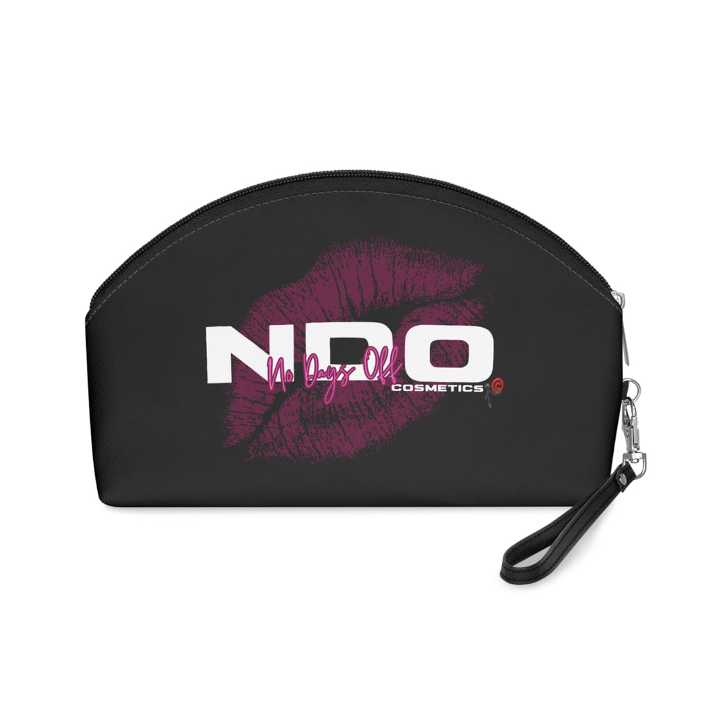 Makeup Bag — NDO Cosmetics Kiss Logo Cosmetic Pouch